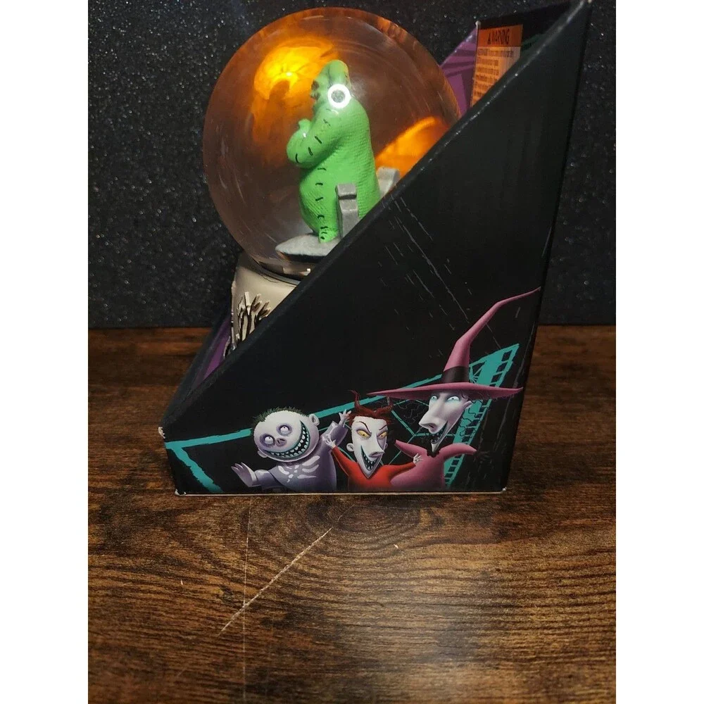 Nightmare Before Christmas Oogie Boogie Light Up Snomotion Musical Water Globe